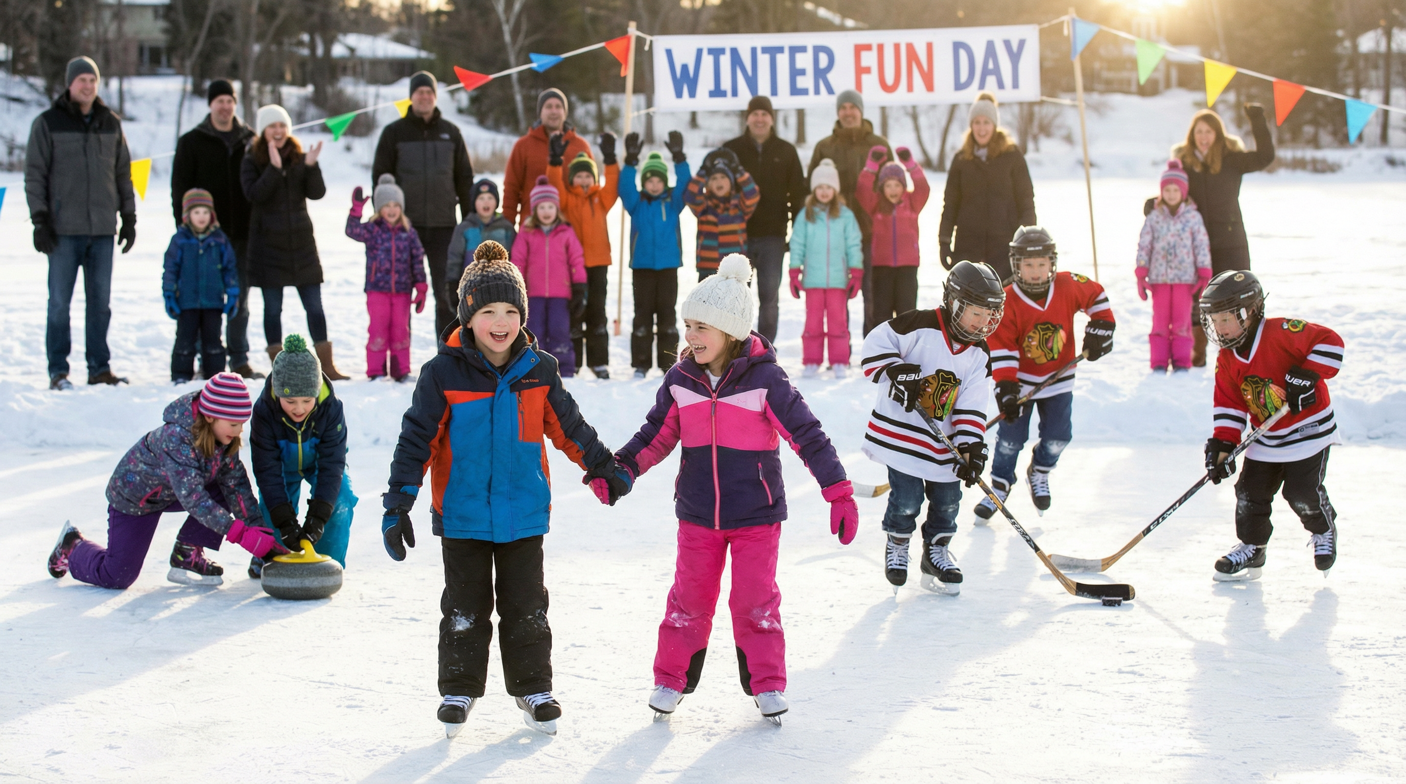 Kids playing sports